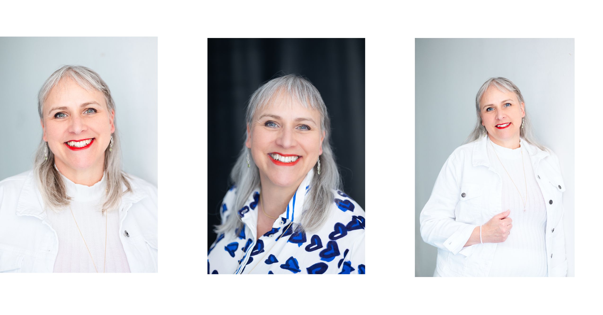 „Personal Branding Fotografie München: lebendiges Studioshooting-Businessportrait einer Unternehmerin – natürliche Ausstrahlung, humorvoll und professionell.“